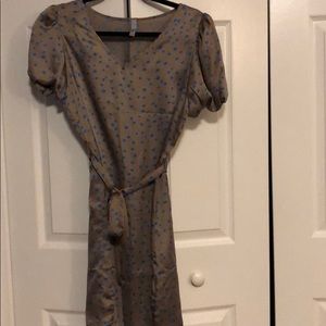 H&M Silky polka dot dress
